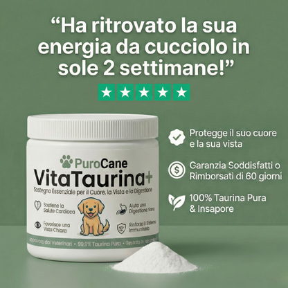 VitaTaurina+ - N. 1 raccomandato dai veterinari