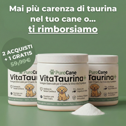 VitaTaurina+ - N. 1 raccomandato dai veterinari